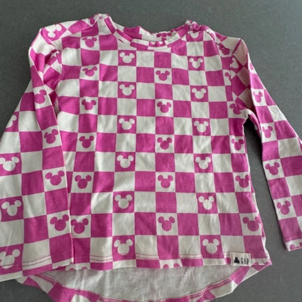 Set of 4 Toddler 4T 4Y Girl's Long Sleeve T-Shirts (3 Gap, 2 washed, never worn)
